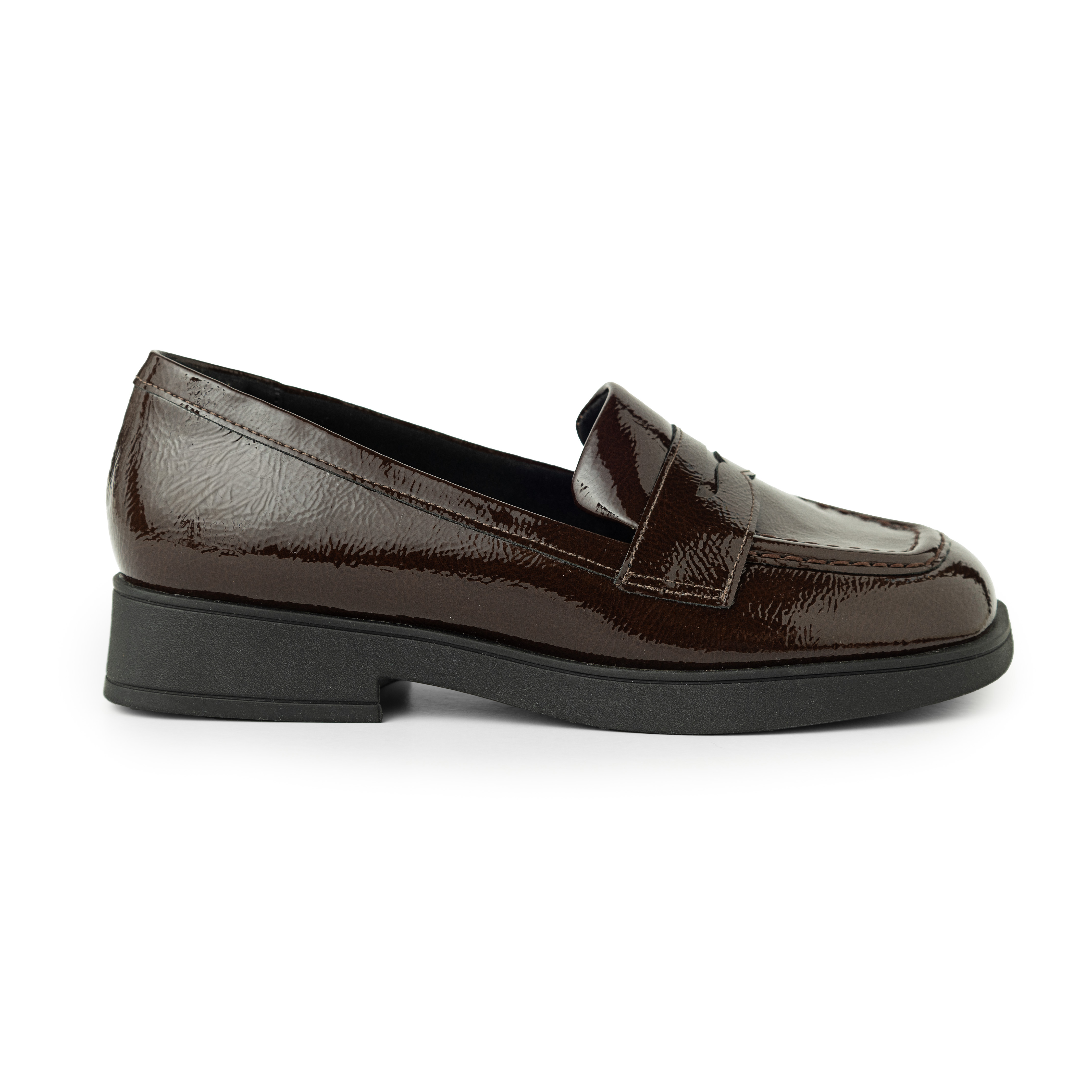 Loafer Francisca Salto Baixo Cacau